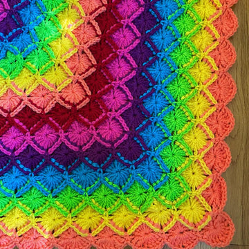 Rainbow Bavarian Throw