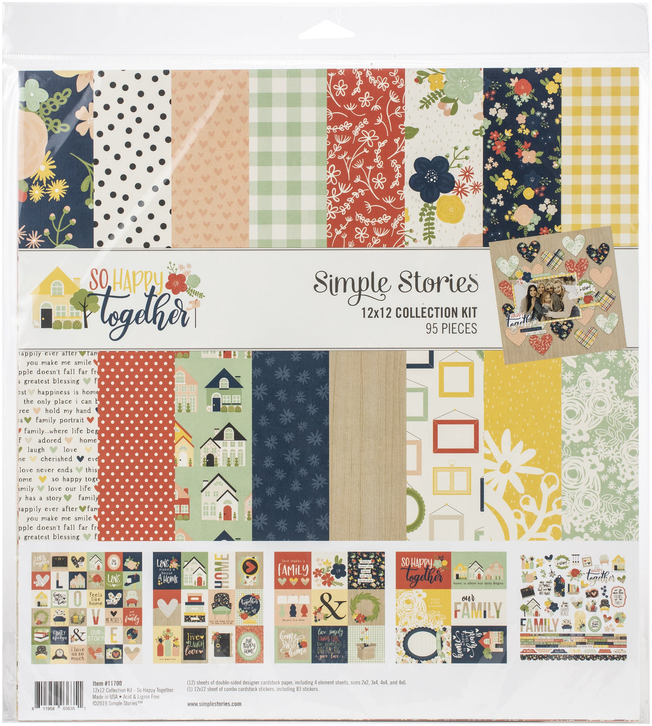 Simple Stories Collection Kit 12"X12" - So Happy Together