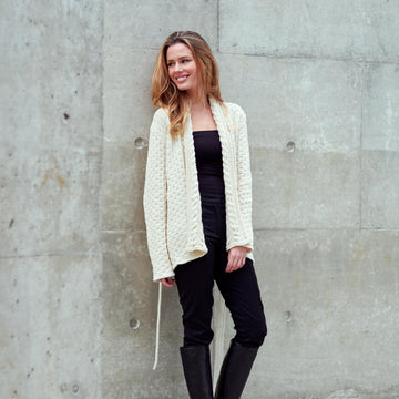 Check Cable Cardigan