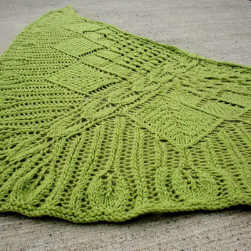 Darling Buds shoulder shawl