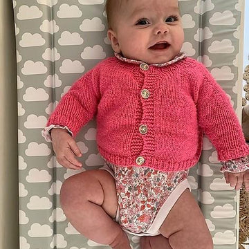 Dinah Top-down Baby Cardigan