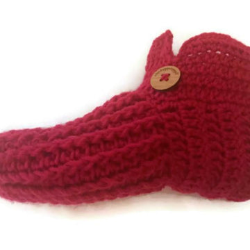 Textured Crochet  Booties