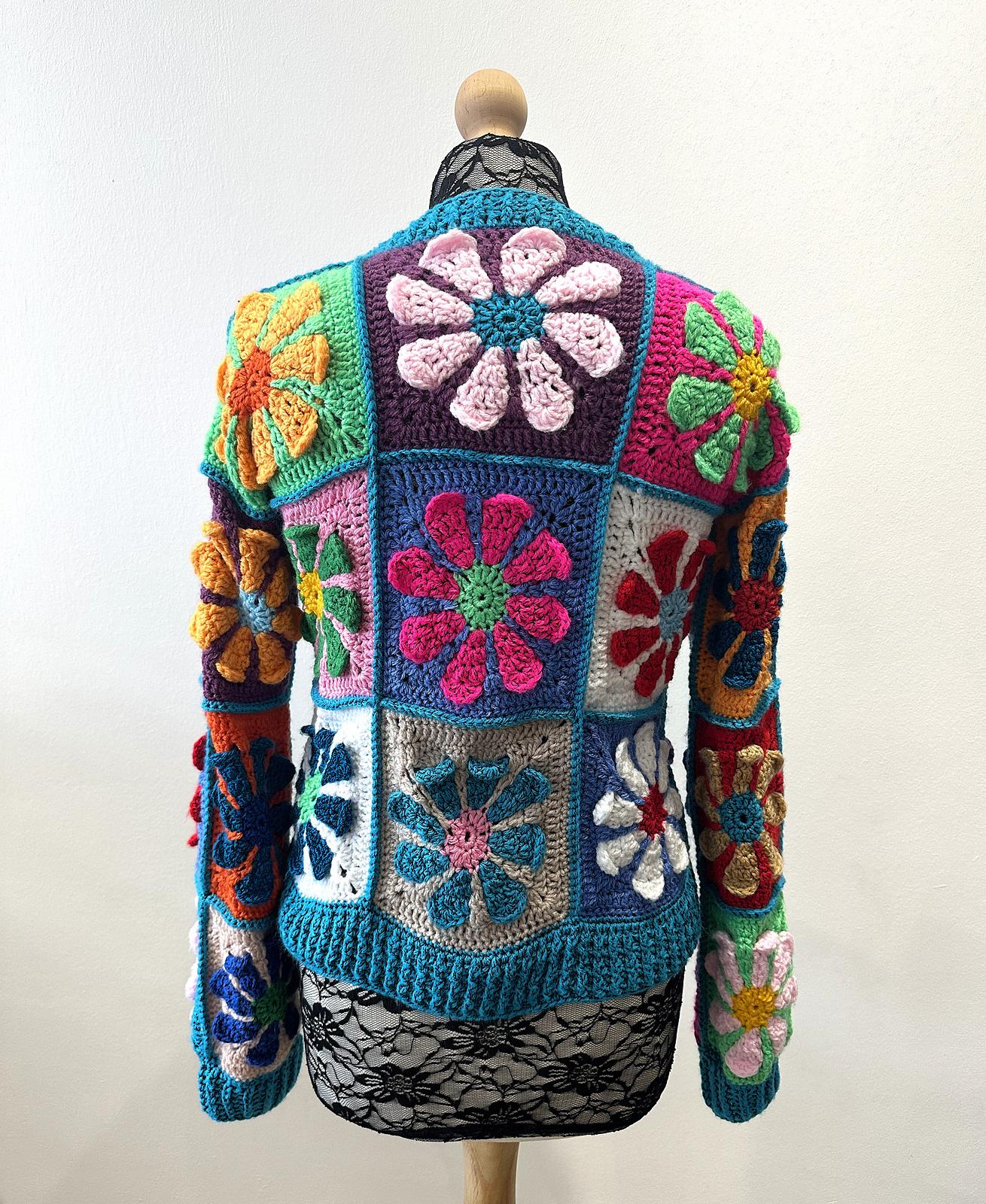 Daisy Cardigan Crochet Pattern