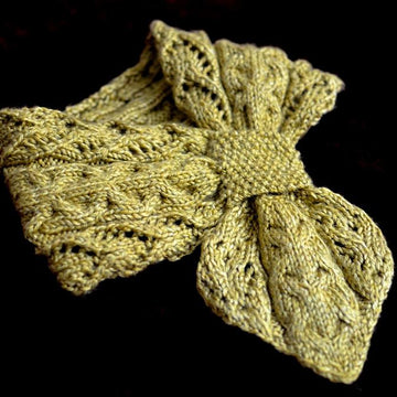 Lace and Cables Scarf