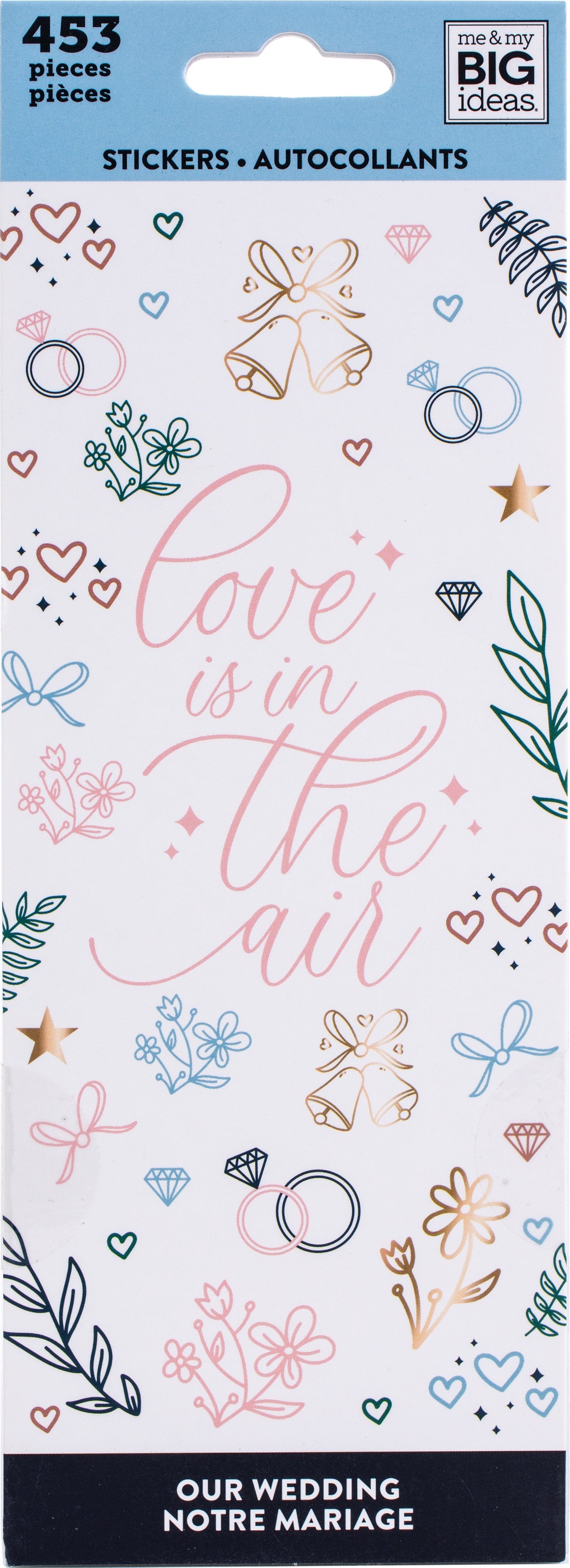 Happy Planner Sticker Sheets 8/Pkg - Wedding, 453/Pkg