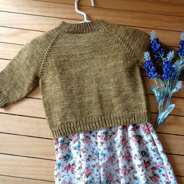 Velvet Acorn Baby Cardigan