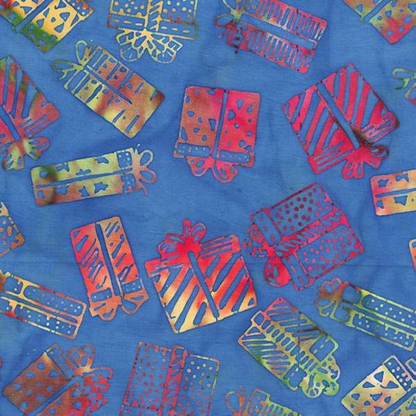 Anthology Fabrics Holly Jolly - Presents