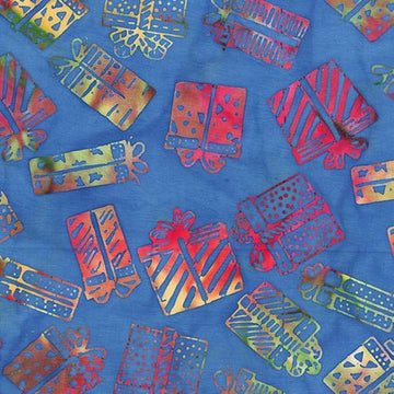 Anthology Fabrics Holly Jolly - Presents