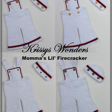 Momma's Lil' Firecracker Bibs