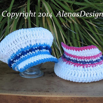 Banded Newsboy Baby Hat