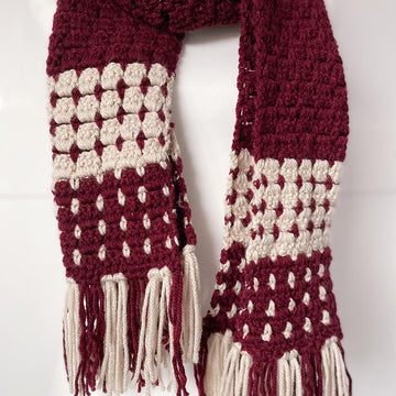 Block Stitch Scarf