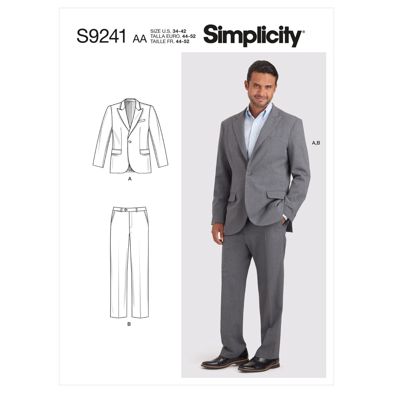 Simplicity Men's Suit S9241 - Sewing Pattern