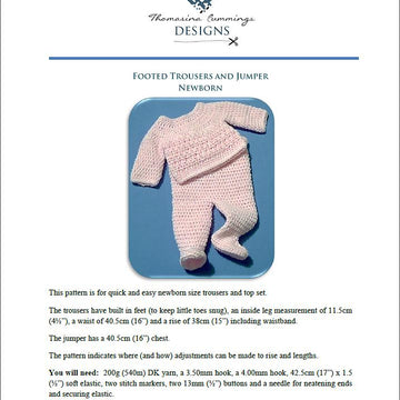 Footed Trousers and Jumper Set