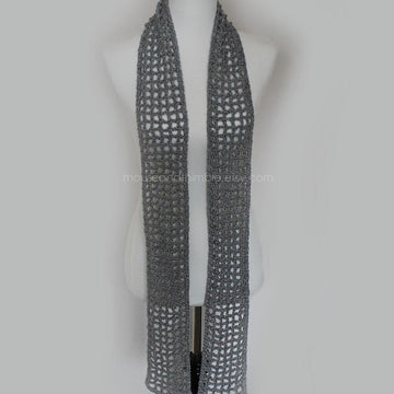 Open Mesh Skinny Scarf US TERMS 1206