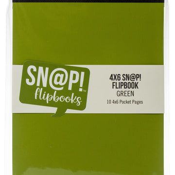 Simple Stories Sn@p! Flipbook 4"X6" - Green