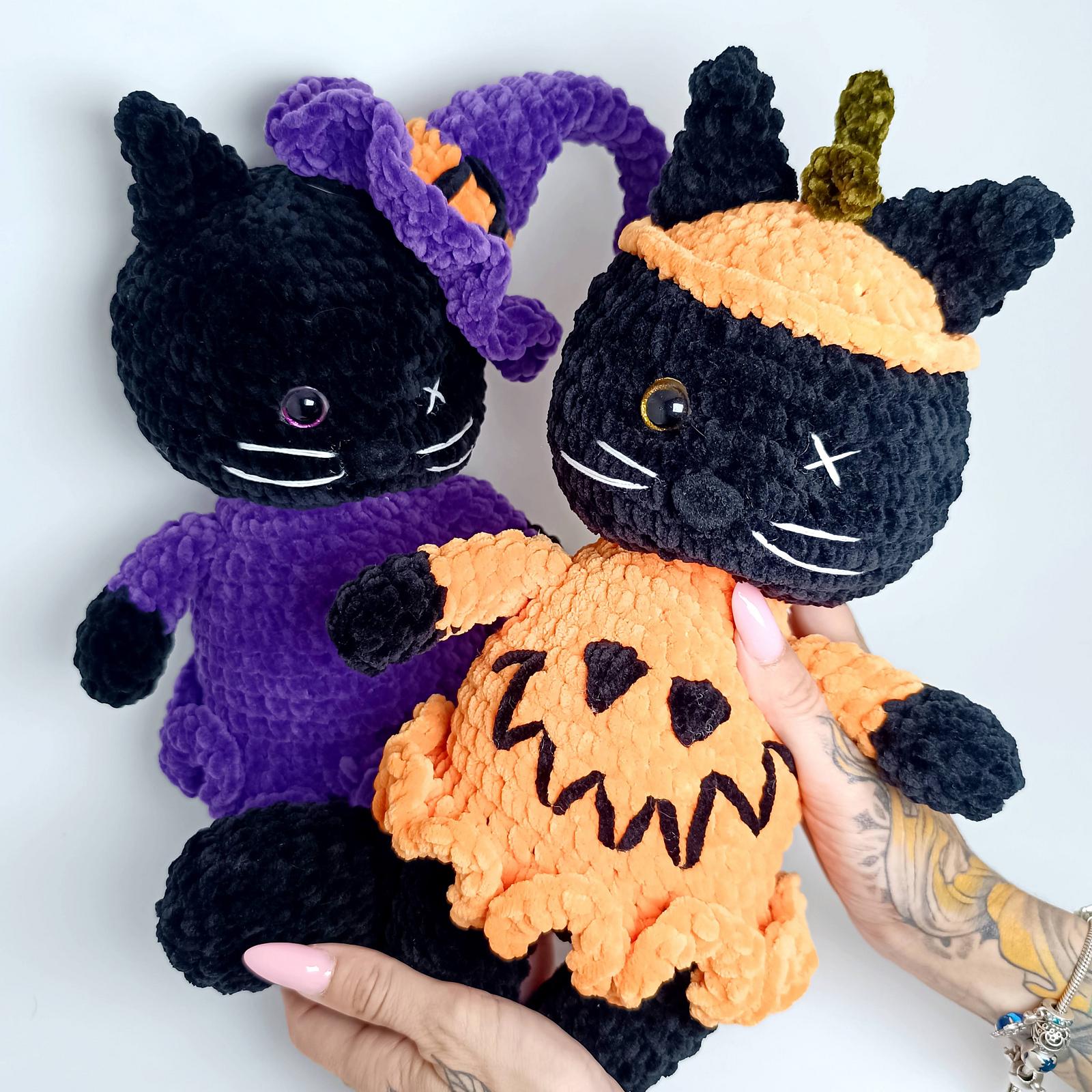 Amigurumi cat halloween