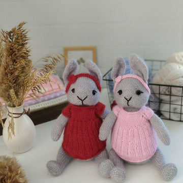 Bunny Knitting Pattern | Rabbit Toy PDF | Tia the Little Bunny