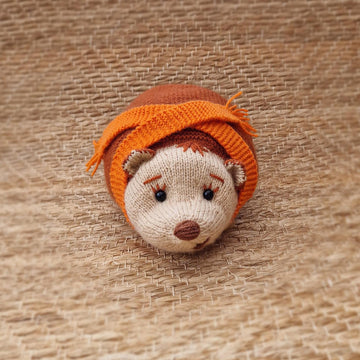 Knitting Pattern DK Autumn Hedgehog Stuffed Toy Gift Charity knit EASY Stuffie (PDF)