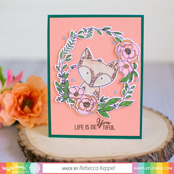 Waffle Flower Crafts Clear Stamps 4"X6" - Be You Tiful