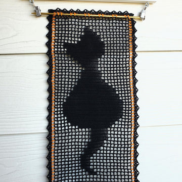 Black Cat Table Runner
