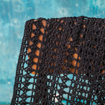 Diamond weave scarf