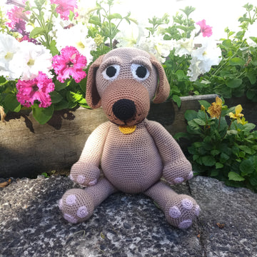 Crochet Amigurumi Toy Dog Pattern - Buddy the Dog