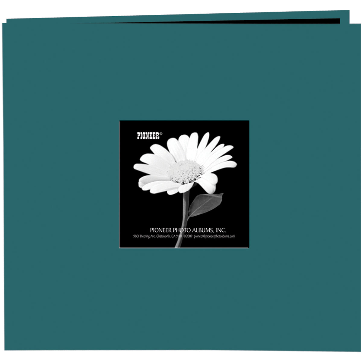 Pioneer Book Cloth Cover Post Bound Album 8"X8" - Majestic Teal