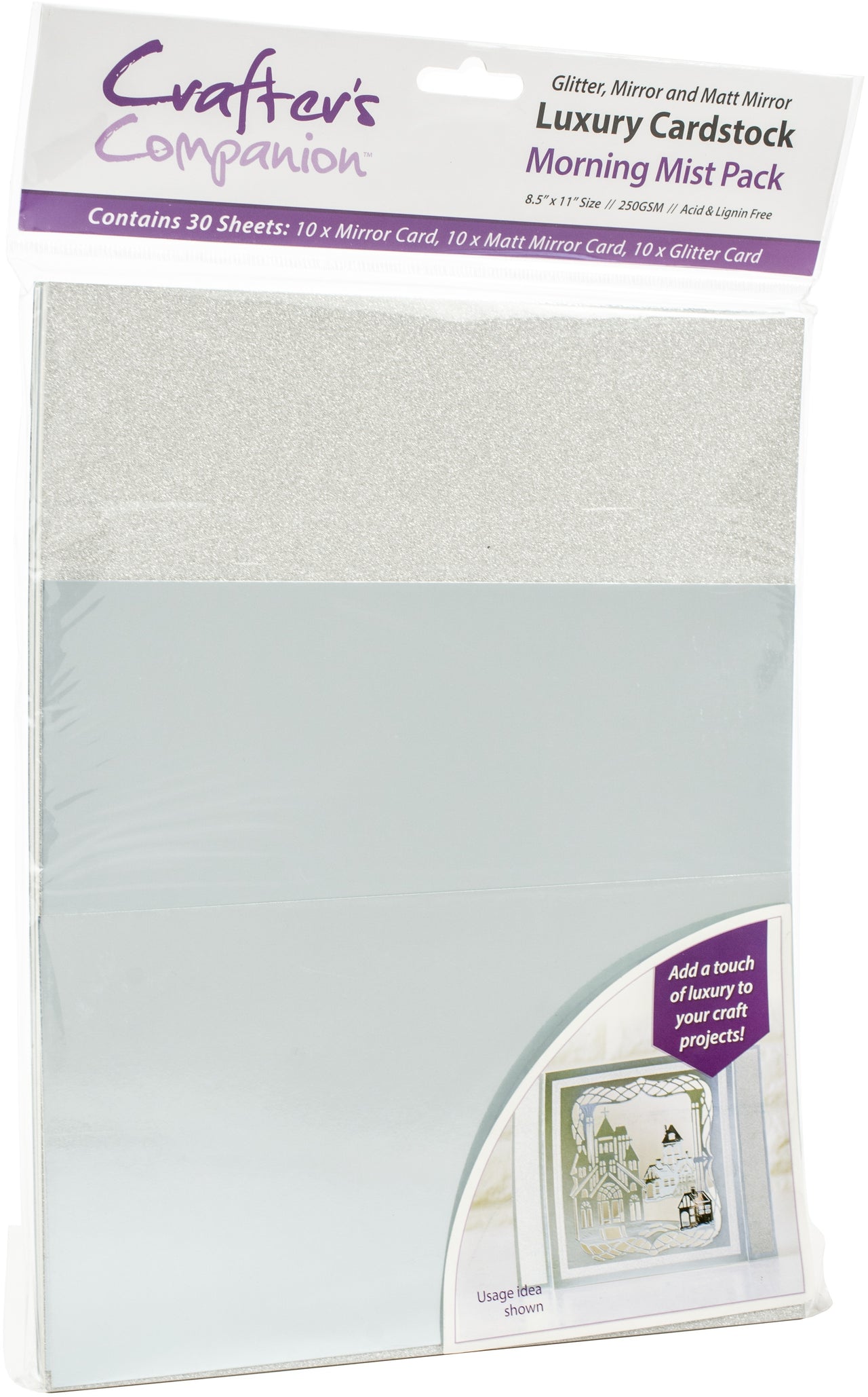 Crafter's Companion Luxury Cardstock Pack - Morning Mist