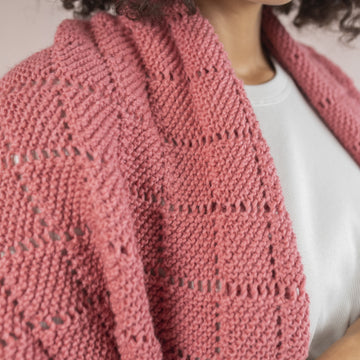 Rose Shawl in Rowan Cotton Wool - RB003-00002-ENP - Downloadable PDF
