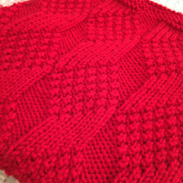 Textured Block Blanket