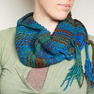 Scribbled Lines scarf