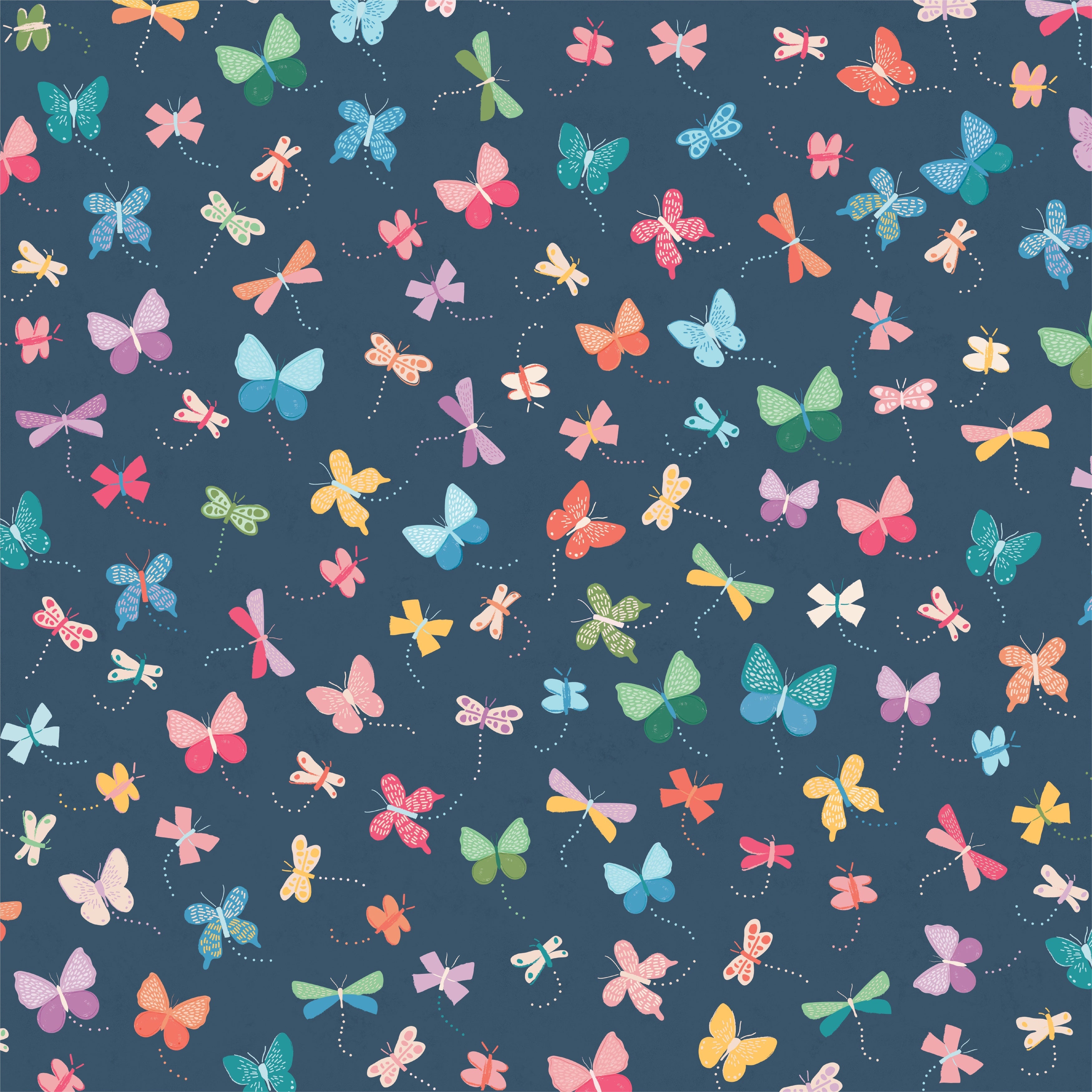 American Crafts Patterned Single-Sided Cardstock 12"X12" 25/Pkg - Whimsy