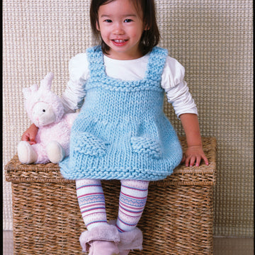 Baby Jumper in Blue Sky Fibers Bulky