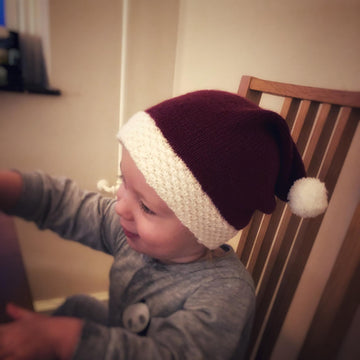 Snowflake Santa hat / Snefnug Nissehue