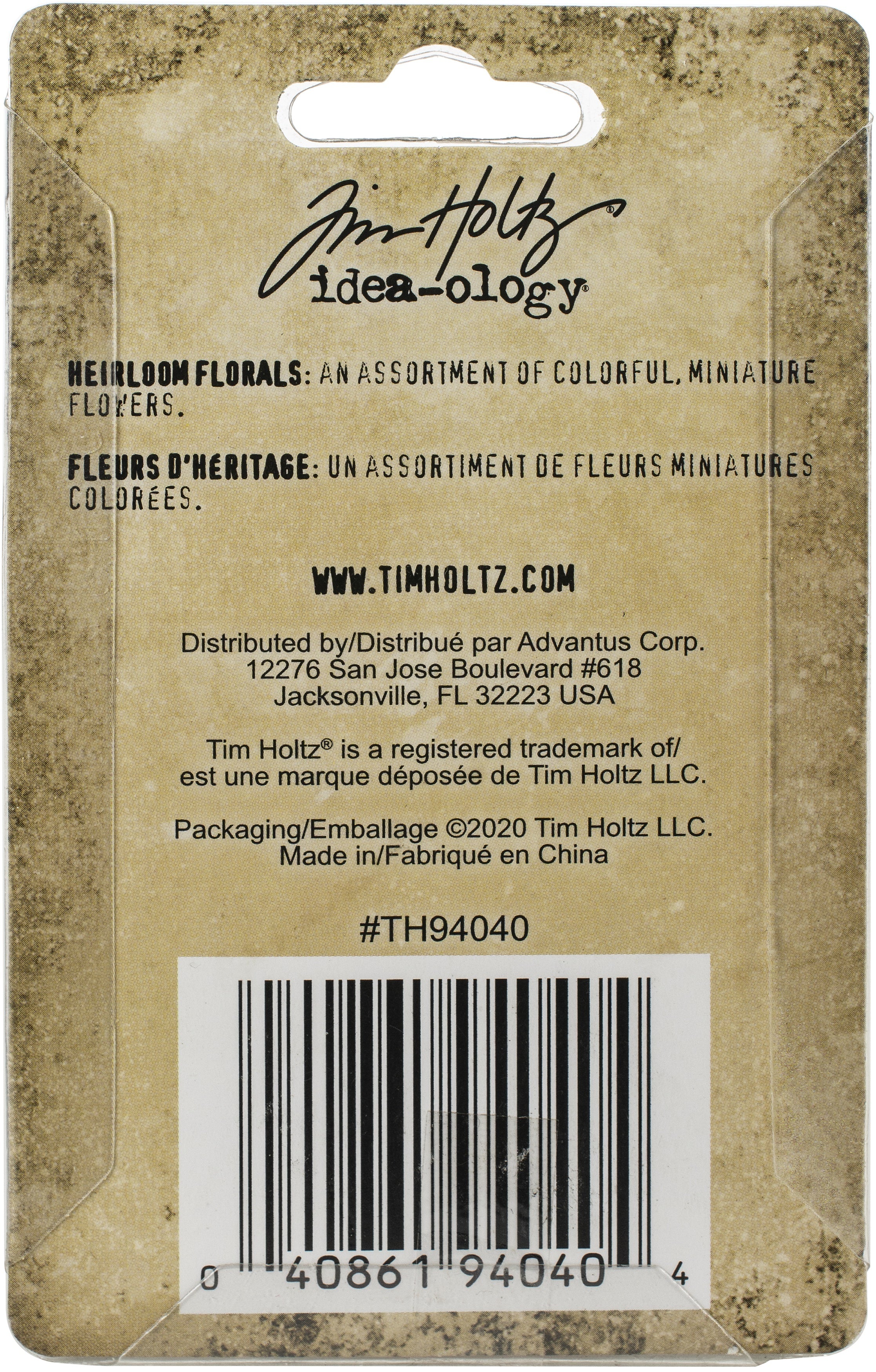 Advantus Idea-Ology Heirloom Florals 16/Pkg - 620222