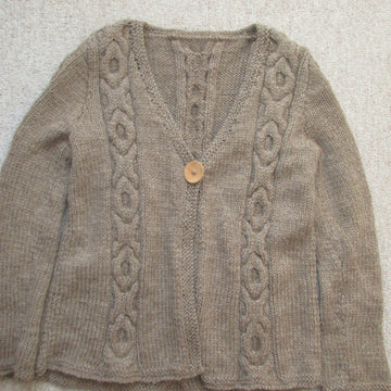 Cable Panel Cardigan