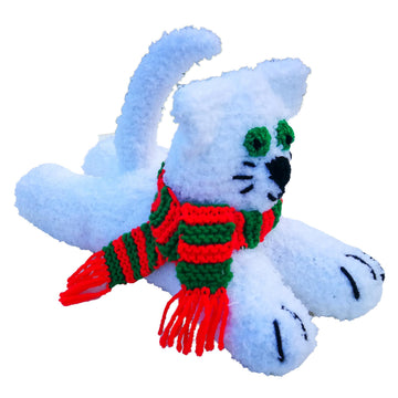 Cute Christmas Toys 4 - rabbit, gnome, stocking, cat, robin, hotwater bottle cover