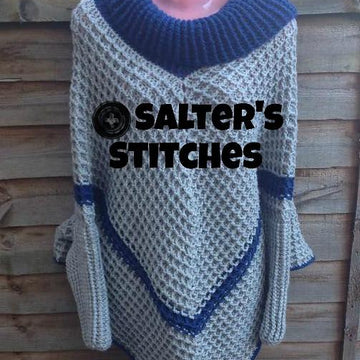 What a Waffle Sleeved Poncho