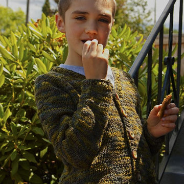 Fundamental Top-Down Junior Cardigan