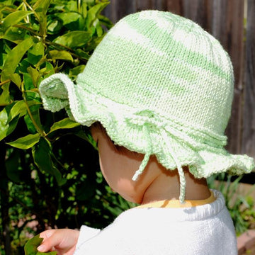 Cotton Sun Hat ( Baby to Woman Size )