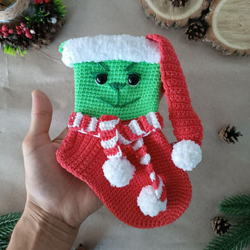 Christmas sock Grinch