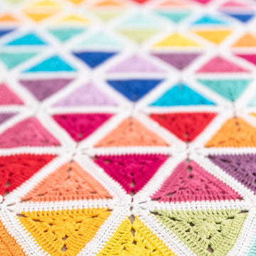 Josephine's rainbow blanket