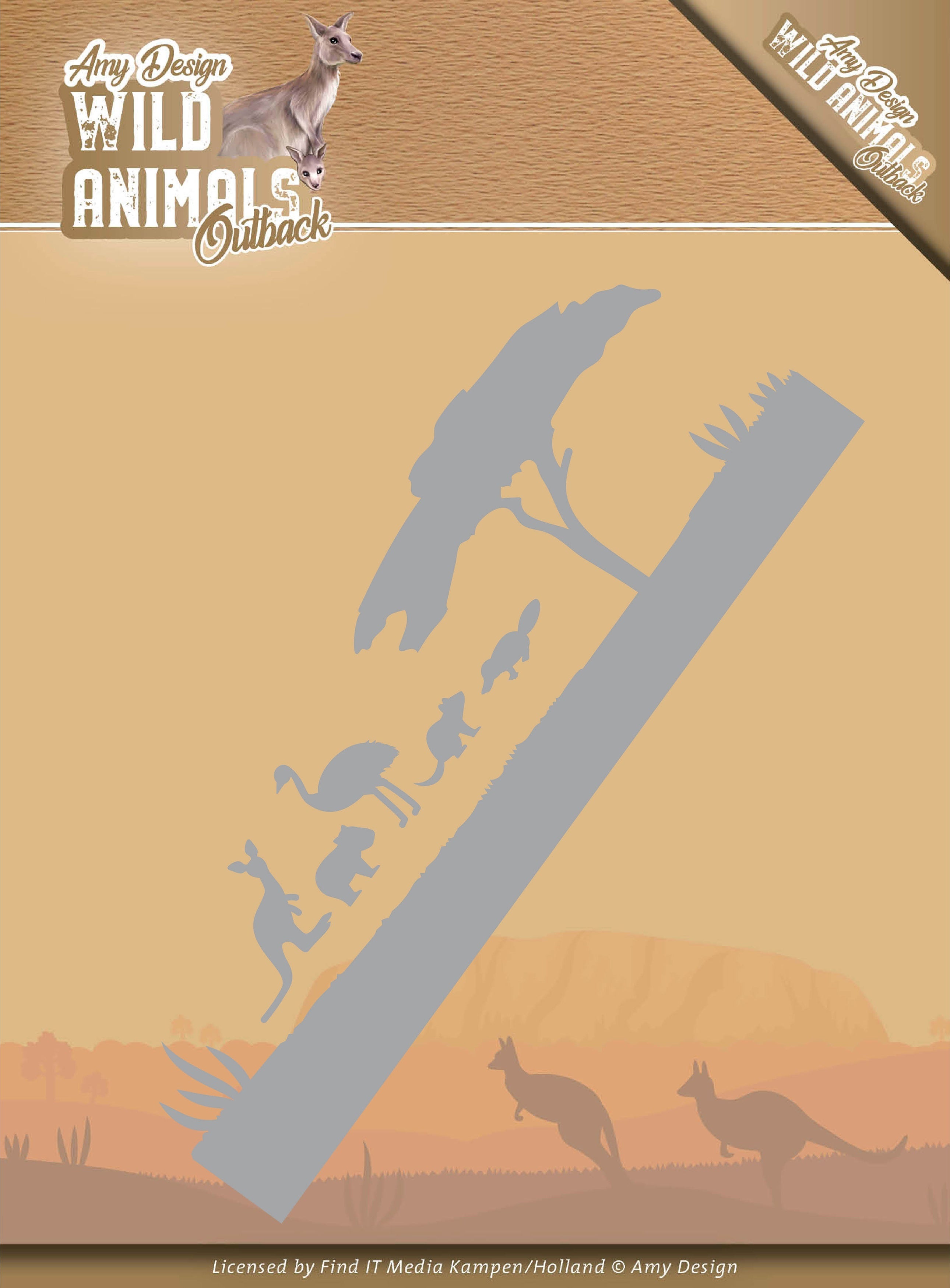 Find It Trading Amy Design Die - Landscape, Wild Animals Outback