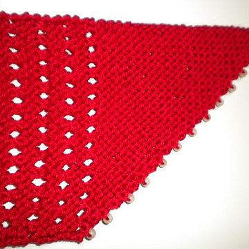 Diamond Scarf with Beads