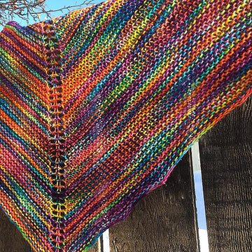 Marilyn's Easy Rainbow Shawl