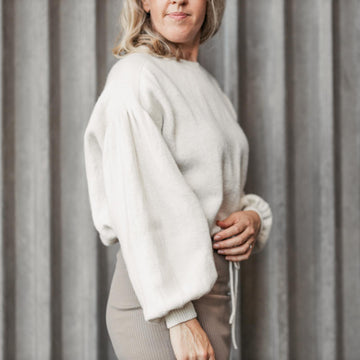 Gather Sleeve Sweater