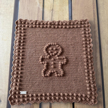 Gingerbread Man Baby Blanket