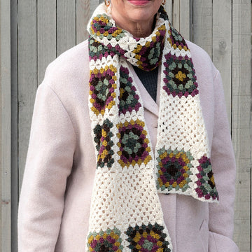 Birgit Scarf in Berroco Lanas Light - Downloadable PDF
