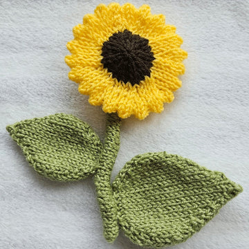 Knitted Sunflower