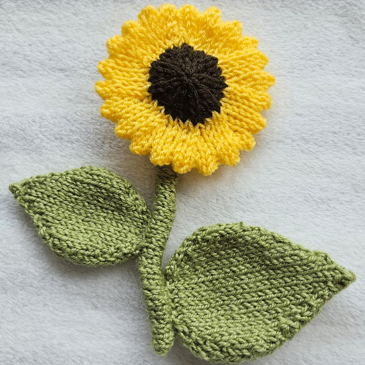 Knitted Sunflower
